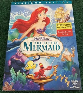 The Little Mermaid DVD, 2-Disc Special Edition Set, Platinum Edition Disney - Picture 1 of 4