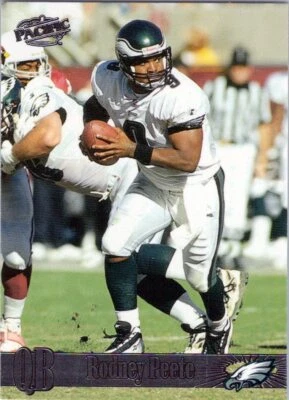 1998 Pacific Philadelphia Eagles Football Card #325 Rodney Peete - Image 1 of 2