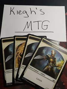 Mtg Soldier Tokens x4 (Various Sets) *Lifelink* - Picture 1 of 1