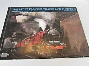 THE MOST FAMOUS TRAINS IN THE WORLD RIVAROSSI EDITION SOFTCOVER TRAIN BOOK LotD - Picture 1 of 5