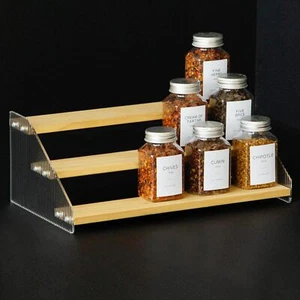 Spice Rack, 3-Tier Spice Pantry Kitchen Cabinet Organizer - Picture 1 of 4