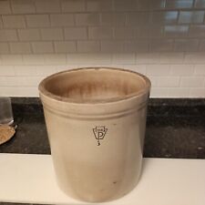 4 Gallon Antique Stoneware Crock York POttery PA Jug Salt Glazed 