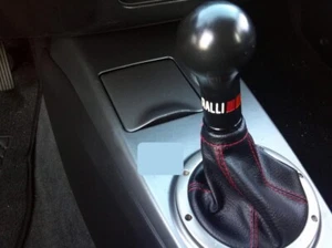 RALLIART BLACK shift gear knob for MITSUBISHI LANCER EVO MIRAGE ECLIPSE GT VR4 S - Picture 1 of 6