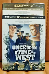 ONCE UPON A TIM IN THE WEST (U.S. 4K Ultra HD +Blu-ray +Digital, 1969, w/ SLIP - Picture 1 of 1
