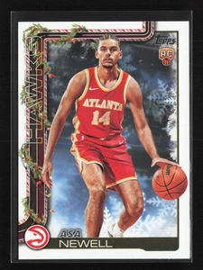 2025-26 Topps Holiday #H183 Asa Newell Atlanta Hawks Rookie - Bild 1 von 2