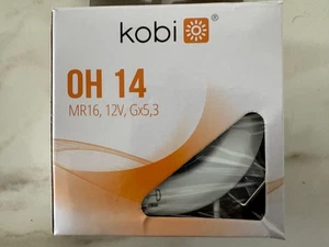 10 x Kobi OH 14 Flache Einbaustrahler Fassungen Halogen LED Spot MR16 12V Neu - Bild 1 von 6