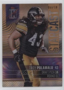 2024 Topps Signature Class Star oro fundido/10 Troy Polamalu #SC-13 - Imagen 1 de 3