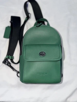 Coach Turnlock Sling Pack Shamrock - Image 1 of 4