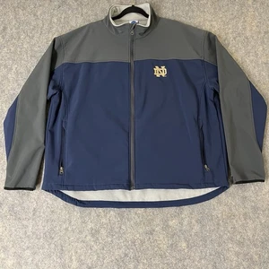 Notre Dame Fighting Irish Jacke Herren XL blau Fleece gefüttert Full Zip NCAA - Bild 1 von 6