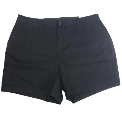 НОВЫЕ черные шорты средней посадки Lane Bryant размер 18 коллекция Chino 40 Вт рекомендуемая розничная цена производителя 60 долл. США - Изображение 1 из 4