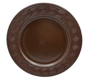 HTF Frank Lloyd Wright Foundation Brown Whirling Arrow Dinner Plate HF Coors USA - Picture 1 of 4