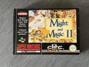 SNES Might And Magic 2 II mit Karte und Inlay für Super Nintendo selten OVP CIB - Bild 1 von 11
