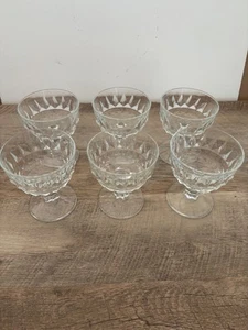 Vintage Arcoroc Champagne Coupe Sherbert Glasses - Set of 6 - Picture 1 of 6