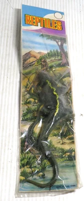 Vintage Reptile LIzard Creature Monster Rubber Jiggler Toy Hong Kong Sealed J2 - Image 1 of 2