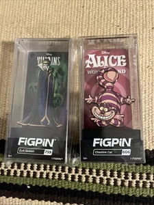 FIGPIN Disney 2 Stück Evil Queen #759 Cheshire Cat #606 - Bild 1 von 5