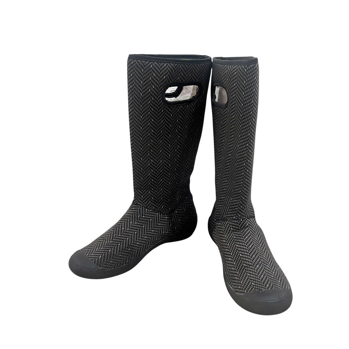 27cm BOGS HERRINGBONE TALL ネイビー 9US Bogs Herringbone Rain