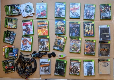 Original XBOX Game Lot of 22 Game/Expansion/Demo Various Conditions + Misc - Image 1 of 4