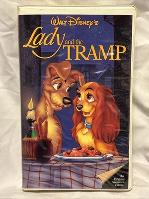 Walt Disney’s Lady and the Tramp 1955 (VHS-1987) Black Diamond Classics - Image 1 of 4