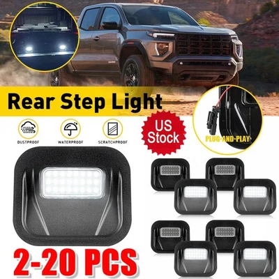 2-20X LED Tailgate Step Rear Light For 2020-2025 Silverado Chevy 2500HD 3500HD - Image 1 of 4