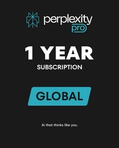Perplexity PRO - 1 Year Subscription (ONLY FOR NEW ACCOUNTS) - Photo 1/1