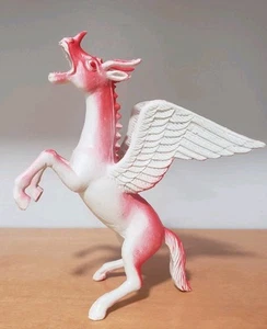 Vintage Imperial Rare Pink Flying Horse Dragon Pegasus Winged Monster Hong Kong - Bild 1 von 10