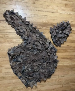 3d Leafy Jacket And Mask Ghille Size L/XL - Picture 1 of 5