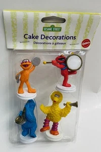 SESAME STREET Cake Toppers Wilton Decoration New Sealed Package - Picture 1 of 6