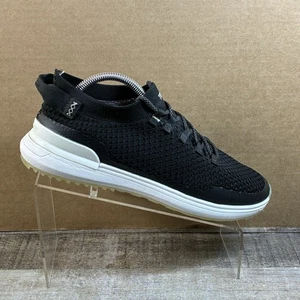 True Linkswear Lux Sport Strick schwarz weiß ohne Spikes Golfschuhe Herren Größe 10 - Bild 1 von 12