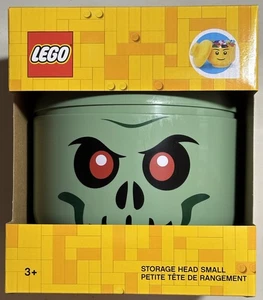 *NUEVO* LEGO Grande Verde Zombie Cabezal de Almacenamiento Contenedor Halloween - Imagen 1 de 7