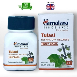 Tulasi Himalaya 60 Tab - Respiratory Health, Immune Support, Herbal Remedy - Picture 1 of 3