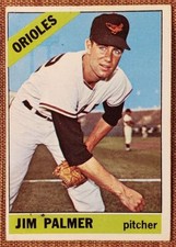 1966 Topps #126 Jim Palmer Baltimore Orioles Original Rookie Baseball Card
