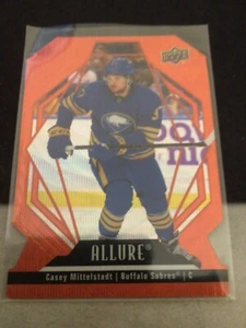 2022-23 Upper Deck Allure Orange Slice Die Cut # 64 Casey Mittelstadt - Bild 1 von 1