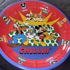 Disney Chillin' Mickey Mouse & Friends Tin Plate Serving Bowl