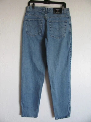 Jeans cônico Versace Jean Couture -Itália - Masculino tamanho 34 serve no tamanho 30 L 33,75 - Imagem 1 de 4