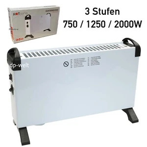2000W Konvektor Heizung Radiator Heizgerät Elektroheizung Heizer Heizkörper - Bild 1 von 7