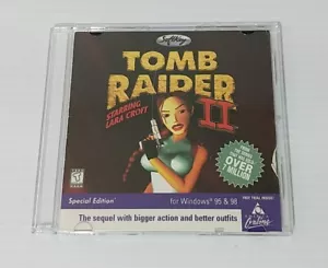 Tomb Raider II 2 Starring Laura Croft PC CD-ROM 1998 Vintage Game See Pictures - Picture 1 of 4