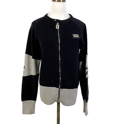 Philipp Plein Homme Suéter Chaqueta Negra Manga Calavera Edición Limitada Talla XL Foto 1 de 4