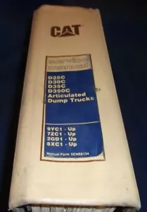 CAT CATERPILLAR D25C D30C D35C D350C DUMP TRUCK SHOP REPAIR SERVICE MANUAL - Picture 1 of 13