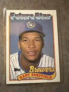 1989 Gary Sheffield "FUTURE STAR" Topps ROOKIE CARD #343 ๐ฅ๐ฅ - Picture 1 of 2