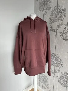 H&M Size Large Men's Basic Hoody Dusky Pink Pullover Hooded - Picture 1 of 6