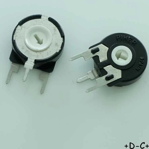 Potentiomètre vertical ajustable 15mm PT15 Piher (lot de 2) - Photo 1/1