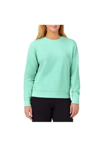 NWT Fila Womens French Terry Long Sleeve Sweatshirt Mint Bloom Size S $50 i137 - Picture 1 of 2