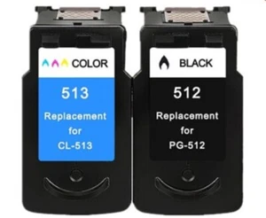 2x Generic PG-512 CL-513 Ink For Canon PIXMA iP2700 MP230 MP250 MP280 MX320 350 - Picture 1 of 1