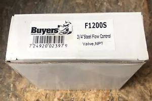 Buyers F1200S Steel Water Control Valve 3/4” NPT - Picture 1 of 2