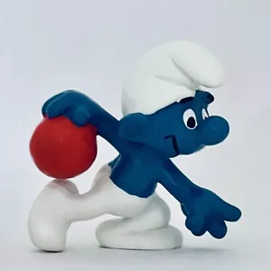 Figura Pitufo Bowl 20051 Pitufo Bowl DE COLECCIÓN 1979 Figura Pitufo Bowl Juguete - Imagen 1 de 9