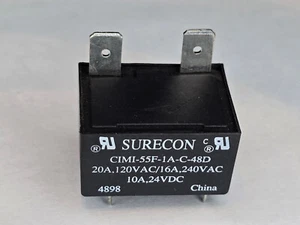 4pcs SURECON Relay CIMI-55F-1A-C-48D 48VDC 20A - Picture 1 of 3