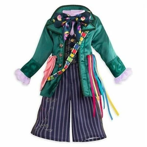 Disney Store Alice Wonderland Deluxe Mad Hatter Costume Halloween Sz 5/6 - Picture 1 of 3