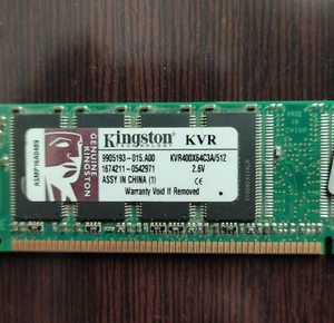 Kingston - Módulo de Memoria DDR-SDRAM DIMM (512 MB, PC3200, 400 MHz, 184 Pines) - Imagen 1 de 2