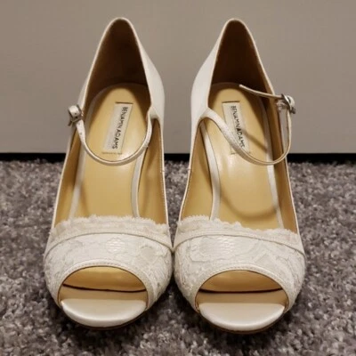 Benjamin Adam's Jemima Mary Jane Pump, Marfim, Tamanho 7.5 - Imagem 1 de 4