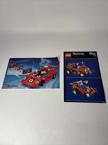 Lot of 2 LEGO Instruction Manuals 1991 The Great Technic Racer 120270 & 8024 - Picture 1 of 7